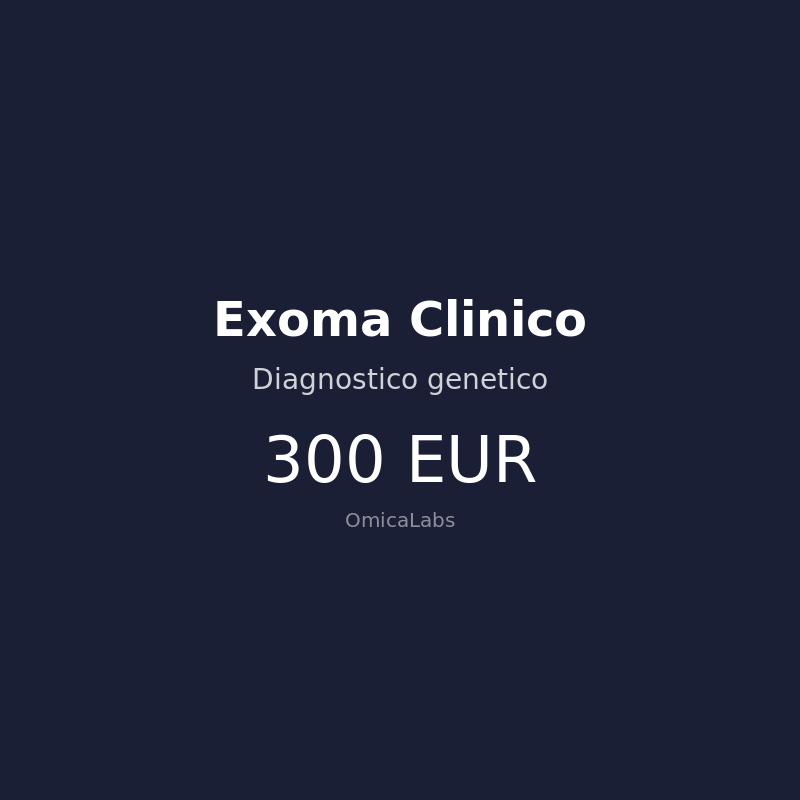 Diagnóstico Genético (Exoma Clínico)