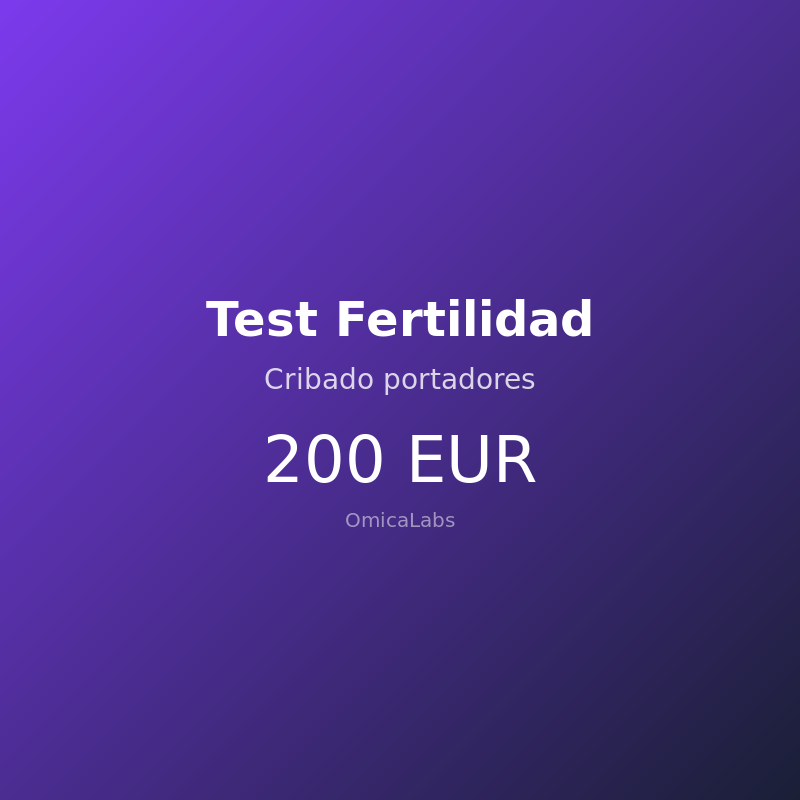 Fertility Test (Carrier Screening)